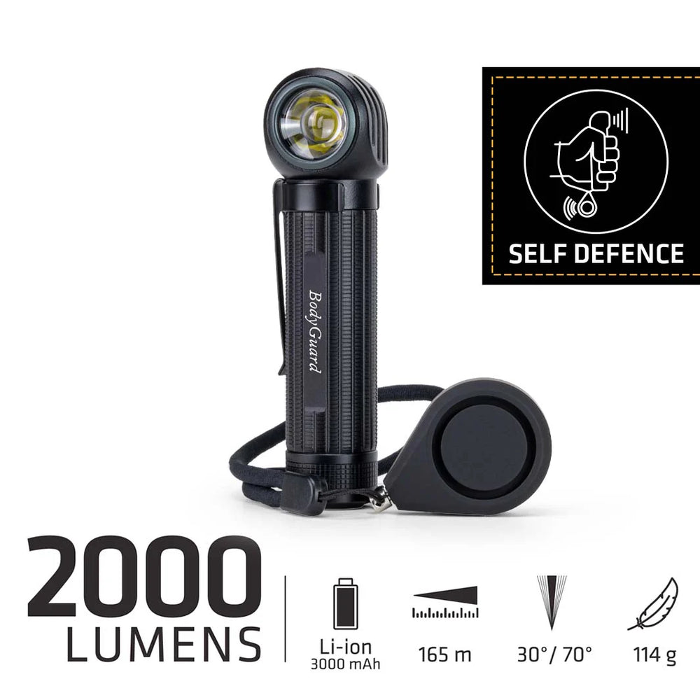 Suprabeam LED Taschenlampe M6xr Bodyguard (2.000 Lumen)