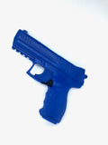 Blaue Trainingswaffe H&K P30 mit herausnehmbarem Magazin
