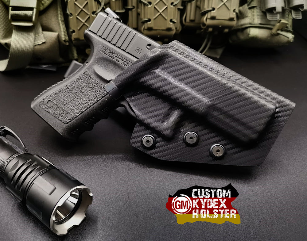 GM OWB Custom Kydex Holster Glock Multi Mount G26 Gen 3, 4