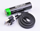 Nextorch Akku 18650 USB Lithium-Ion 3.6V